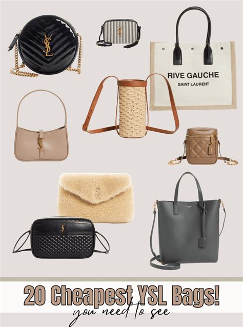 cheapest ysl bags